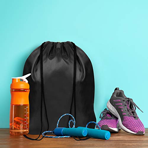 BELLE VOUS Mochila Cordones (12 Piezas) - 42cm x 35cm Bolsa con Cuerdas Unisex Gimnasio Deportiva para Hombres y Mujeres, Chicas y Chicos - Bolsa de Gimnasia, Escolar, Playa y Viaje BELLE VOUS Mochila Cordones (12 Piezas) - 42cm x 35cm Bolsa con Cuerdas Unisex Gimnasio Deportiva para Hombres y Mujeres, Chicas y Chicos - Bolsa de Gimnasia, Escolar, Playa y Viaje