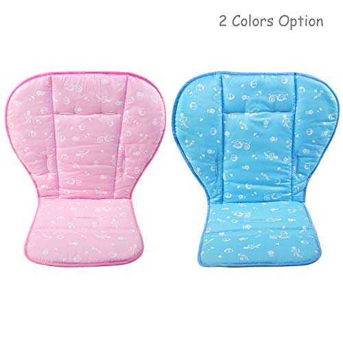 BelleStyle Colchonetas para silla de paseo, Universal Colchoneta Silla Colchoneta Suave Transpirable bebé algodón puro cochecito asiento maletero bebé recién Nacido cojín (Azul)