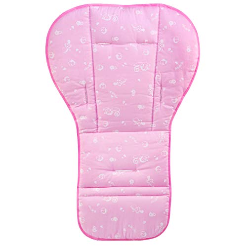 BelleStyle Colchonetas para silla de paseo, Universal Colchoneta Silla Colchoneta Suave Transpirable bebé algodón puro cochecito asiento maletero bebé recién Nacido cojín (Rosa) BelleStyle Colchonetas para silla de paseo, Universal Colchoneta Silla Colchoneta Suave Transpirable bebé algodón puro cochecito asiento maletero bebé recién Nacido cojín (Rosa)
