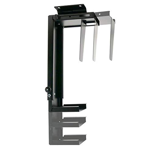 BeMatik - Soporte de Caja de Ordenador bajo Mesa o fijación a Pared Ajustable 88-203mm