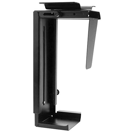 BeMatik - Soporte de Caja de Ordenador bajo Mesa o fijación a Pared Ajustable 88-203mm