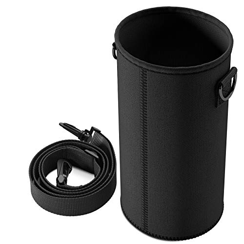 BeMaxx Funda Aislante de Neopreno para Active Flask - Hermética, sin PVC ni Plomo - con Correa Ajustable y extraíble