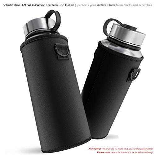 BeMaxx Funda Aislante de Neopreno para Active Flask - Hermética, sin PVC ni Plomo - con Correa Ajustable y extraíble