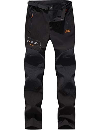 BenBoy Pantalones de Nieve Montaña Mujer Impermeables Invierno Calentar Pantalones Trekking Escalada Senderismo Esquiar Softshell,KZ1672W-Black-XS BenBoy Pantalones de Nieve Montaña Mujer Impermeables Invierno Calentar Pantalones Trekking Escalada Senderismo Esquiar Softshell,KZ1672W-Black-XS