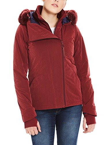 Bench Core Asymmetrical Jacket Chaqueta, Rojo (Cabernet Rd11343), X-Large para Mujer