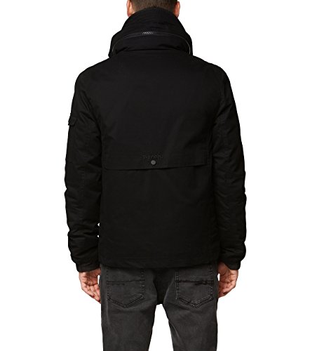 Bench Easy Cotton Mix Chaqueta, Negro (Black Beauty Bk11179), Large para Hombre Bench Easy Cotton Mix Chaqueta, Negro (Black Beauty Bk11179), Large para Hombre