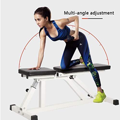 Bench Press Profesional Mancuernas Banco de Entrenamiento músculo Abdominal del Entrenamiento de la Aptitud Equipo de Aves Fitness Junta supino Presidente (Color : Black, Size : 130 * 43 * 40cm)