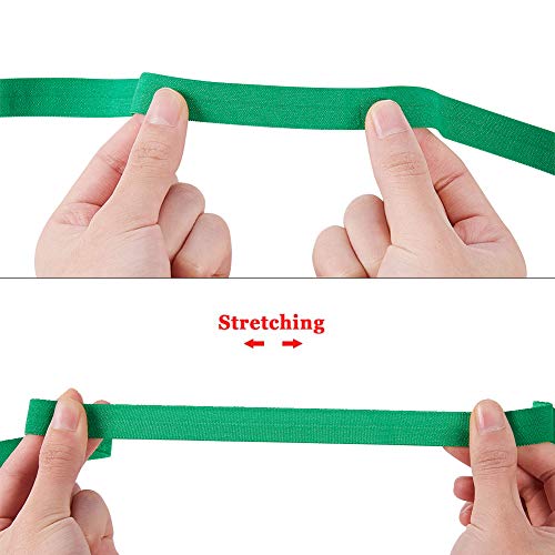 BENECREAT 34 PCS 15mm Banda Elástica de 34 Colores Cinta Plegable Elástica Brillante Cuerda Elástica de Nylón Banda Elástica de Alta Elasticidad para Costura y Manualidad BENECREAT 34 PCS 15mm Banda Elástica de 34 Colores Cinta Plegable Elástica Brillante Cuerda Elástica de Nylón Banda Elástica de Alta Elasticidad para Costura y Manualidad
