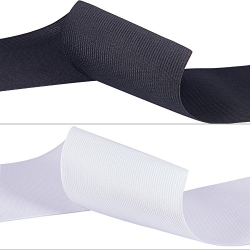 BENECREAT 6m 10cm de Ancho Blanco y Negro Heavy Stretch Banda Elastica de Alta Elasticidad (3m / Color) BENECREAT 6m 10cm de Ancho Blanco y Negro Heavy Stretch Banda Elastica de Alta Elasticidad (3m / Color)
