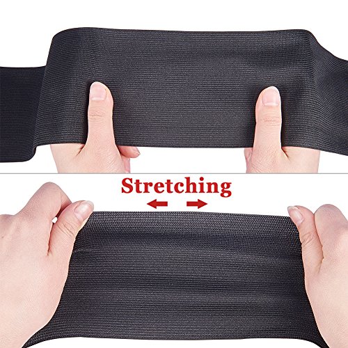 BENECREAT 6m 10cm de Ancho Blanco y Negro Heavy Stretch Banda Elastica de Alta Elasticidad (3m / Color) BENECREAT 6m 10cm de Ancho Blanco y Negro Heavy Stretch Banda Elastica de Alta Elasticidad (3m / Color)