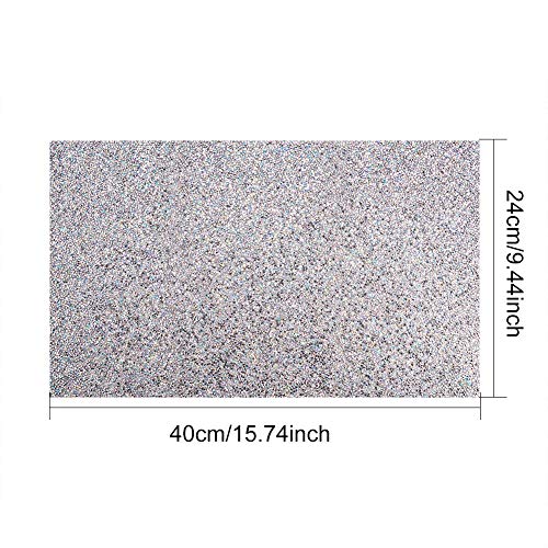 BENECREAT Hoja de Diamante de Imitación AB 3mm Epoxi Cristal Brillante de Colores Adorno de Diamantes de Imitación para Bolsos Costura Zapatos 40x24cm BENECREAT Hoja de Diamante de Imitación AB 3mm Epoxi Cristal Brillante de Colores Adorno de Diamantes de Imitación para Bolsos Costura Zapatos 40x24cm