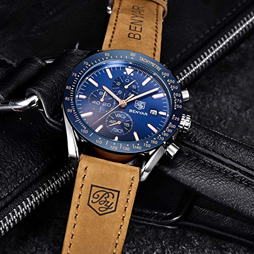 BENYAR Sport Casual Reloj de Pulsera de Cuarzo analógico Impermeable para Hombres BENYAR Sport Casual Reloj de Pulsera de Cuarzo analógico Impermeable para Hombres