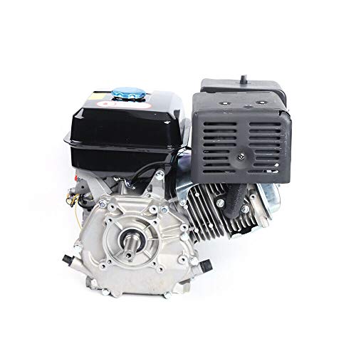 Berkalash Motor de gasolina, 420 cc 15 CV, motor de 4 tiempos, motor de gasolina, motor de estacionamiento, para bomba de piscina, con alarma de aceite, refrigeración por aire forzado, 9 kW/3600 rpm