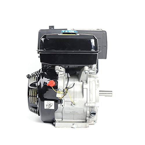 Berkalash Motor de gasolina, 420 cc 15 CV, motor de 4 tiempos, motor de gasolina, motor de estacionamiento, para bomba de piscina, con alarma de aceite, refrigeración por aire forzado, 9 kW/3600 rpm