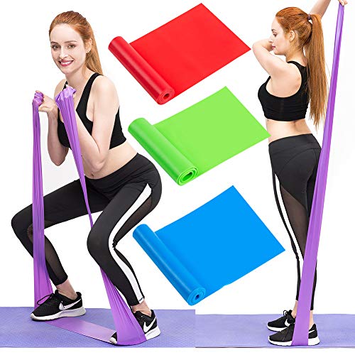 BESLIME Fitness Bands/Resistance Bands, 2M Exercise Band - 5X Stretch Bands, Recovery Band for Women Men,Ideal for Strength Training,Yoga,Pilates,Fitness BESLIME Fitness Bands/Resistance Bands, 2M Exercise Band - 5X Stretch Bands, Recovery Band for Women Men,Ideal for Strength Training,Yoga,Pilates,Fitness