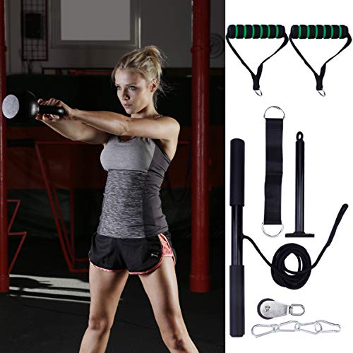 BESPORTBLE 1 Juego Entrenador de Muñeca del Antebrazo Ejercitador de Entrenamiento de Fuerza del Brazo Cuerda Cable Sistema de Polea para Jalones Laterales Rizos de Bíceps Extensiones de BESPORTBLE 1 Juego Entrenador de Muñeca del Antebrazo Ejercitador de Entrenamiento de Fuerza del Brazo Cuerda Cable Sistema de Polea para Jalones Laterales Rizos de Bíceps Extensiones de