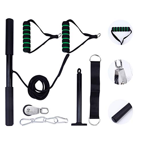 BESPORTBLE 1 Juego Entrenador de Muñeca del Antebrazo Ejercitador de Entrenamiento de Fuerza del Brazo Cuerda Cable Sistema de Polea para Jalones Laterales Rizos de Bíceps Extensiones de BESPORTBLE 1 Juego Entrenador de Muñeca del Antebrazo Ejercitador de Entrenamiento de Fuerza del Brazo Cuerda Cable Sistema de Polea para Jalones Laterales Rizos de Bíceps Extensiones de