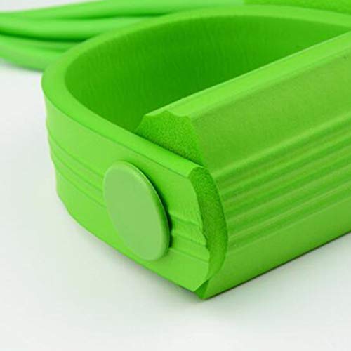 BESPORTBLE 2 Piezas Banda de Resistencia de Pedal Banda de Estiramiento de Yoga con Mango Expansor de Pedal de Cuerda Elástica para Estiramiento Entrenamiento de Adelgazamiento (4 Tubos Verde) BESPORTBLE 2 Piezas Banda de Resistencia de Pedal Banda de Estiramiento de Yoga con Mango Expansor de Pedal de Cuerda Elástica para Estiramiento Entrenamiento de Adelgazamiento (4 Tubos Verde)