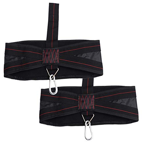 BESPORTBLE 2 Piezas Correas AB Eslingas Engrosan Correas Colgantes Abdominales para Piernas Elevaciones de Rodilla Barra de Entrenamiento Abdominal Entrenador Negro BESPORTBLE 2 Piezas Correas AB Eslingas Engrosan Correas Colgantes Abdominales para Piernas Elevaciones de Rodilla Barra de Entrenamiento Abdominal Entrenador Negro