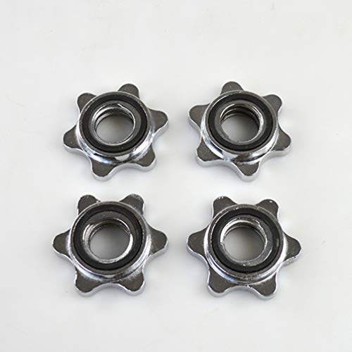 BESPORTBLE 2 Piezas Tornillos de Tuerca Hexagonal Fundición Roscado Tornillo de Collar de Bloqueo Giratorio Tuerca Hexagonal para Levantamiento de Pesas con Barra BESPORTBLE 2 Piezas Tornillos de Tuerca Hexagonal Fundición Roscado Tornillo de Collar de Bloqueo Giratorio Tuerca Hexagonal para Levantamiento de Pesas con Barra