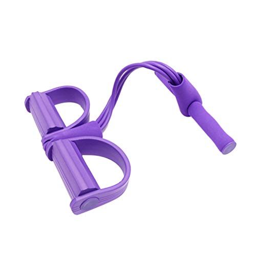 BESPORTBLE Cuerda Elástica para Sentarse con Manija Equipo de Gimnasia Expansor de Culturismo para Abdomen Cintura Brazo Pierna Estiramiento Adelgazante (Púrpura) BESPORTBLE Cuerda Elástica para Sentarse con Manija Equipo de Gimnasia Expansor de Culturismo para Abdomen Cintura Brazo Pierna Estiramiento Adelgazante (Púrpura)