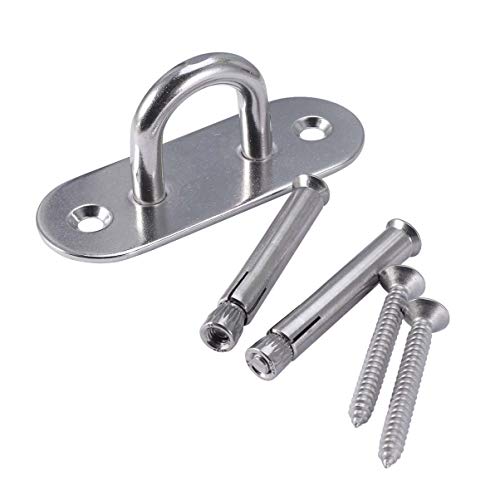 BESPORTBLE Ganchos de Pared para El Techo Soporte de Montaje en El Techo Ganchos para Colgar Hamacas Perchas de Acero Inoxidable para Servicio Pesado para Sillas Camas Cestas BESPORTBLE Ganchos de Pared para El Techo Soporte de Montaje en El Techo Ganchos para Colgar Hamacas Perchas de Acero Inoxidable para Servicio Pesado para Sillas Camas Cestas