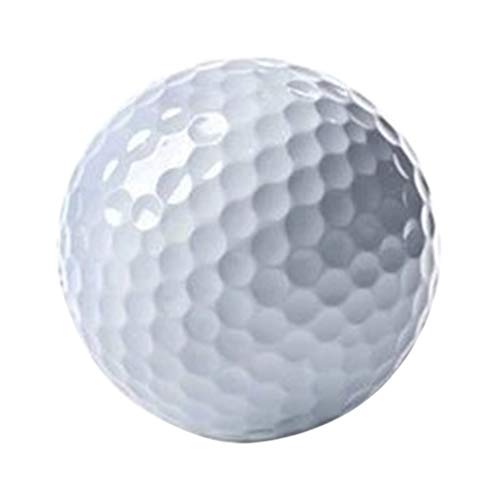 BESPORTBLE Pelota de Golf Profesional Pelota de Entrenamiento de Golf de 2 Capas Accesorio de Golf para Atletas Entusiastas Al Aire Libre en Interiores