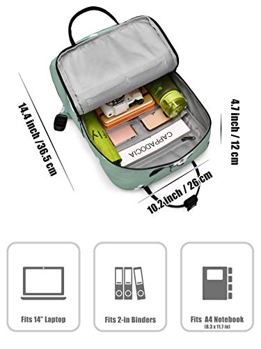 Bestie 14" Mochila Mujer, para portatil 14 Pulgadas, 12 litros, Magnolia, Menta Bestie 14" Mochila Mujer, para portatil 14 Pulgadas, 12 litros, Magnolia, Menta