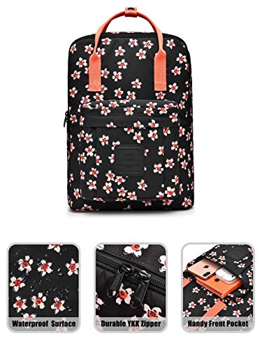 Bestie 14" Mochila Mujer, para portatil 14 Pulgadas, 12 litros, Wintersweet, Negro