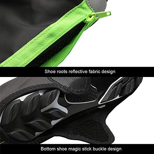 Bestine Fundas Impermeables para Zapatillas de Ciclismo Fundas Para Zapatillas de Ciclismo Fundas Térmicas Para Zapatos para Hombres y mujeres, Zapatillas de Ciclismo MTB (EU43-46(UK9.5-11.5),Green)