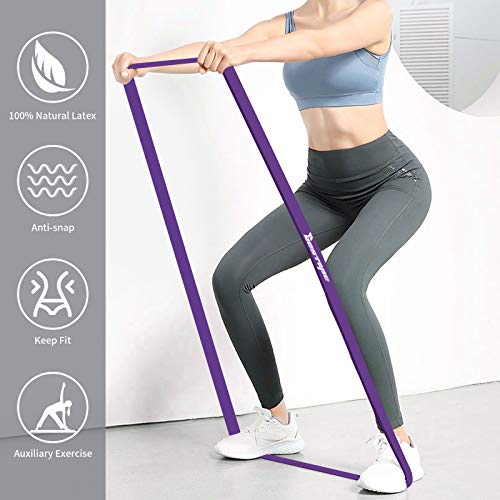 BESTOPE Banda de Resistencia - Banda de Ejercicios Aparatos de Gimnasia Inicio, Servicio Pesado Fuerza Entrenamiento Fitness para Hacer Ejercicio (1x Púrpura) BESTOPE Banda de Resistencia - Banda de Ejercicios Aparatos de Gimnasia Inicio, Servicio Pesado Fuerza Entrenamiento Fitness para Hacer Ejercicio (1x Púrpura)