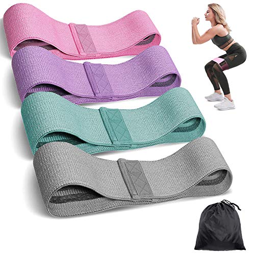 BESTOPE Elastica Bandas de Resistencia Set, Bandas de Ejercicio de Cadera para Yoga, Pilates, Fitness, Crossfit, Bandas de Fitness Elásticas para Mujer y Hombre