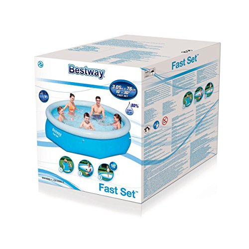 Bestway 57266 - Piscina Desmontable Autoportante Fast Set 305x76 cm Bestway 57266 - Piscina Desmontable Autoportante Fast Set 305x76 cm