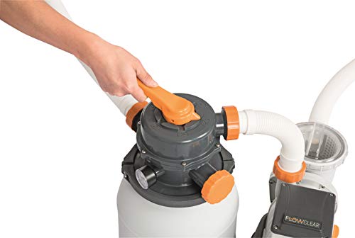 Bestway 58497 - Depuradora de Arena 5.678 l/h Conexión 38 mm Bestway 58497 - Depuradora de Arena 5.678 l/h Conexión 38 mm