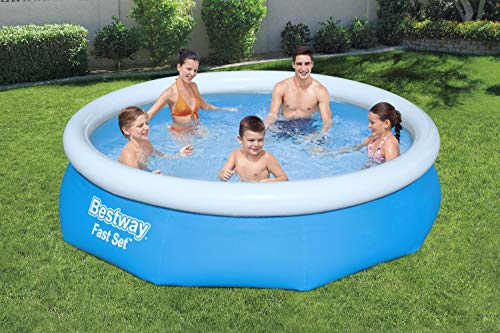 Bestway Fast Set Juego de Piscina con Bomba de Filtro, Azul, 305 x 76 cm Bestway Fast Set Juego de Piscina con Bomba de Filtro, Azul, 305 x 76 cm