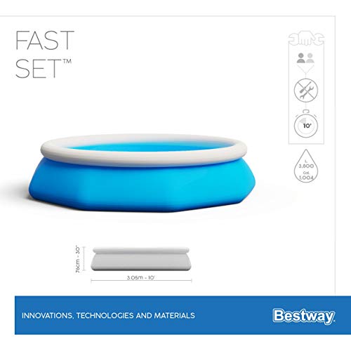 Bestway Fast Set Piscina Desmontable Autoportante, 305 x 76 cm Bestway Fast Set Piscina Desmontable Autoportante, 305 x 76 cm