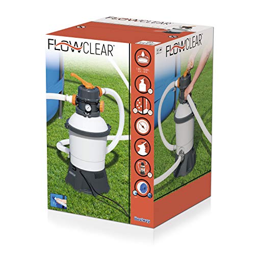 Bestway Flowclear Pool - Filtro de arena con dosificador ChemConnect integrado Bestway Flowclear Pool - Filtro de arena con dosificador ChemConnect integrado