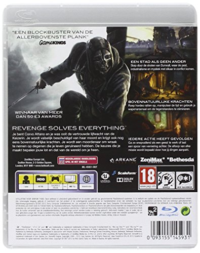 Bethesda Dishonered, PS3 - Juego (PS3, PlayStation 3, Acción, M (Maduro))