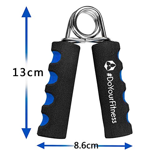 BETOY 3 pcs Fortalecedor de Agarre Manual + Ajustable Hand Grip Kit, Hand Gripper, Fortalecedor Apretón de Mano,Ejercitador de Dedos para rápidamente Creciente muñeca antebrazo y Dedo Fuerza