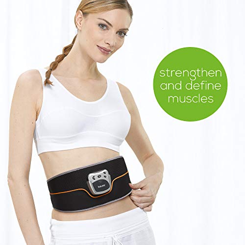 Beurer EM 35 Electroestimulador EMS Cinturón Abdominal,5 programas de entrenamiento, 4 electrodos agua sin necesidad de geles ni recambios, pantalla LCD, 75-140cm cintura Beurer EM 35 Electroestimulador EMS Cinturón Abdominal,5 programas de entrenamiento, 4 electrodos agua sin necesidad de geles ni recambios, pantalla LCD, 75-140cm cintura