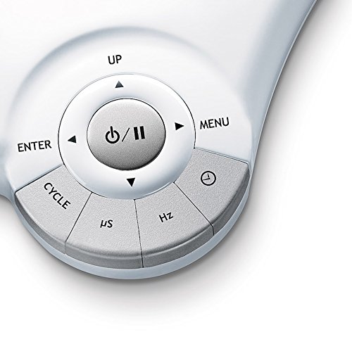 Beurer EM80 - Electroestimulador Digital, para aliviar el dolor muscular y el fortalecimiento muscular, masaje EMS TENS, 4 canales, 8 electrodos autoadhesivos, 20 programas libres, color blanco Beurer EM80 - Electroestimulador Digital, para aliviar el dolor muscular y el fortalecimiento muscular, masaje EMS TENS, 4 canales, 8 electrodos autoadhesivos, 20 programas libres, color blanco