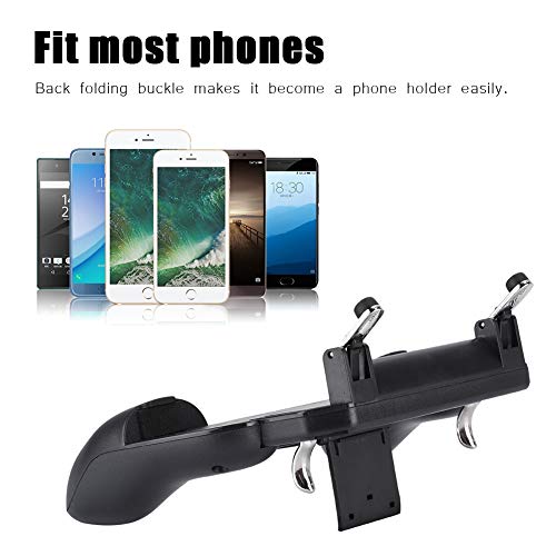 Bewinner Phone Gamepad, PC + Metal Diseño Ergonómico/Durable Consola para Teléfonos Inteligentes para iPhone Android para Pubg - Se Puede Estirar hacia Arriba y hacia Abajo