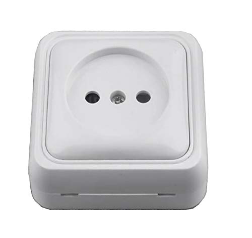 Bf bf-18 - Base enchufe 18 bipolar superficie 16a blanco bolsa Bf bf-18 - Base enchufe 18 bipolar superficie 16a blanco bolsa