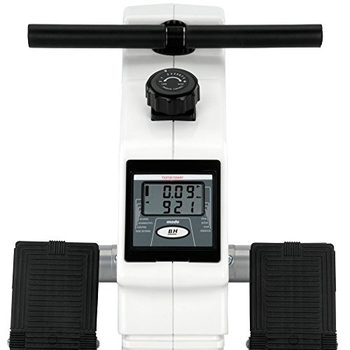 BH Fitness - Aquo R308, Remo plegable, con pantallla LCD, volante inercia 5.5 kg, Blanco BH Fitness - Aquo R308, Remo plegable, con pantallla LCD, volante inercia 5.5 kg, Blanco