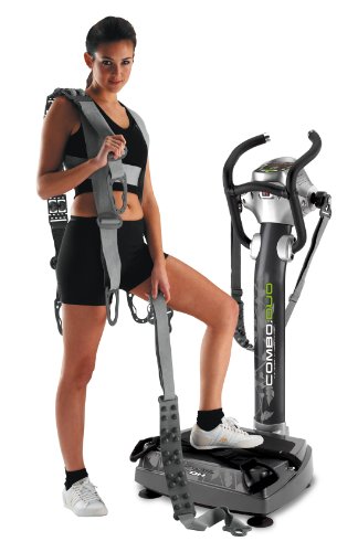 BH Fitness Combo Duo YV56 Plataforma Vibratoria, Vibratoria e Vibración Triplana, 5 Velocidades