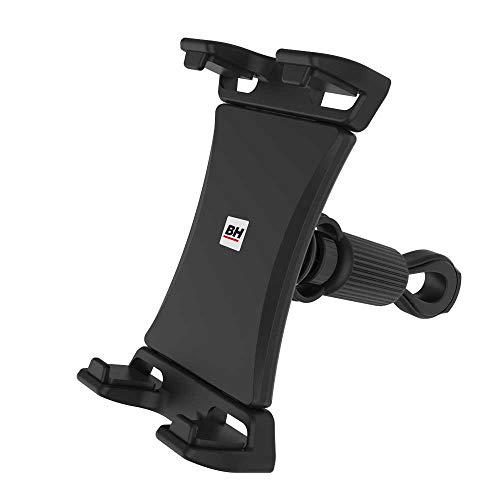 BH Fitness – Soporte para Smartphone y Tablet para Máquinas de Fitness 0190906 – Regulable Entre 4,7 y 13 Pulgadas