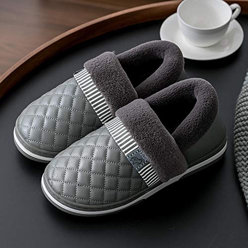 B/H Mujer Hombres Slippers Suave,Zapatillas Mujer otoño e Invierno. Hogar interior-42_C1,De Casa CóModas Y Transpirables Antideslizantes