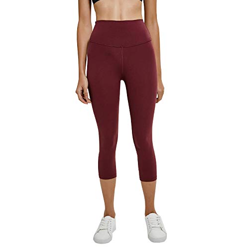 B/H Yoga y Pilates,Deportivos Leggins Mujer,Pantalones Cortos de Fitness Pantalones de Yoga-Sauce Purple_4
