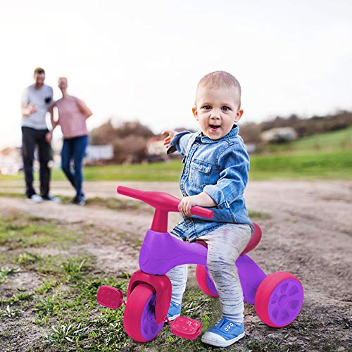 Bicicleta De Equilibrio Para Bebés Andador Para Bebés Bicicleta De Empuje Cómoda Andador Para Montar Juguete Entrenamiento De Equilibrio Manillar De Bicicleta Montar En Juguetes Andador Para Niños 1-3