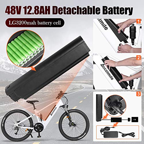 Bicicleta de montaña eléctrica de 27,5 pulgadas, motor eléctrico central BAFANG 48V 750W, con batería de litio extraíble de 12,8 Ah, sistema de frenos de doble disco de suspensión completa Shimano 9 Bicicleta de montaña eléctrica de 27,5 pulgadas, motor eléctrico central BAFANG 48V 750W, con batería de litio extraíble de 12,8 Ah, sistema de frenos de doble disco de suspensión completa Shimano 9
